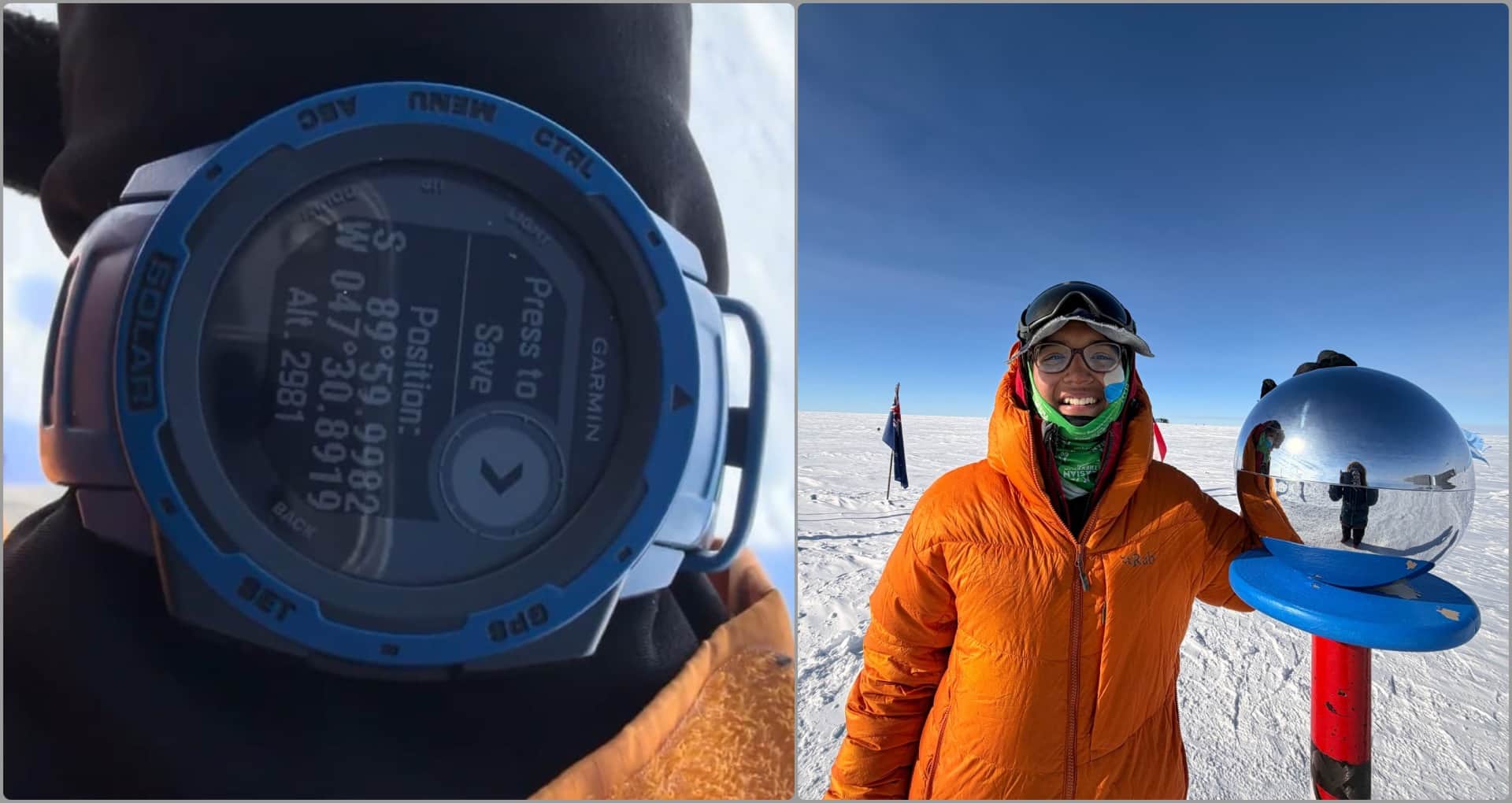 Kaamya Karthikeyan creates history, At 18, She became the youngest Indian to ski to the South Pole