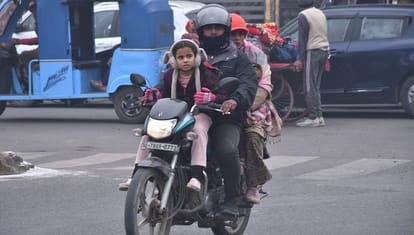 Kanpur Weather Daytime temperature drops by 4.1 degrees increased chill due to snowfall in mountains