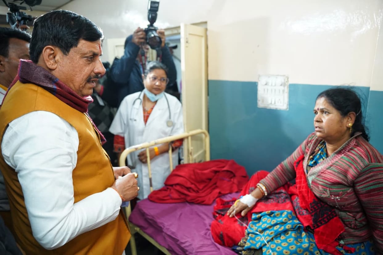 Indore: Chief Minister met patients, said- the government will not tolerate negligence.