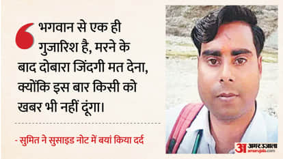Sumit had expressed his pain through 39 posts on social media Before committing suicide In Meerut