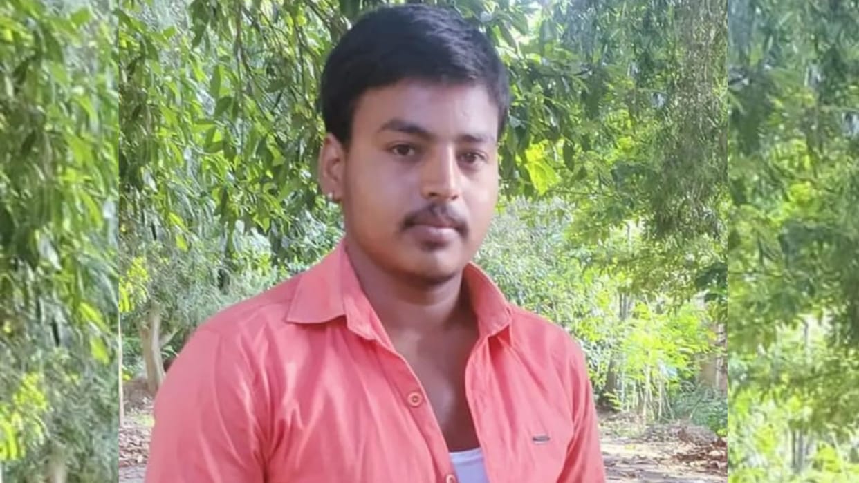 young man jumped into river who went out to walk his dog in ballia