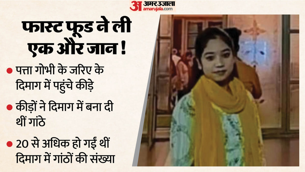Student dies due to formation of tumors in brain due to excessive consumption of burgers and noodles in amroha