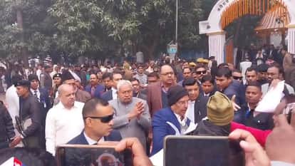 Bihar News: CM Nitish Kumar arrives in Kalyan Bigha for his mother's death anniversary; Nalanda News