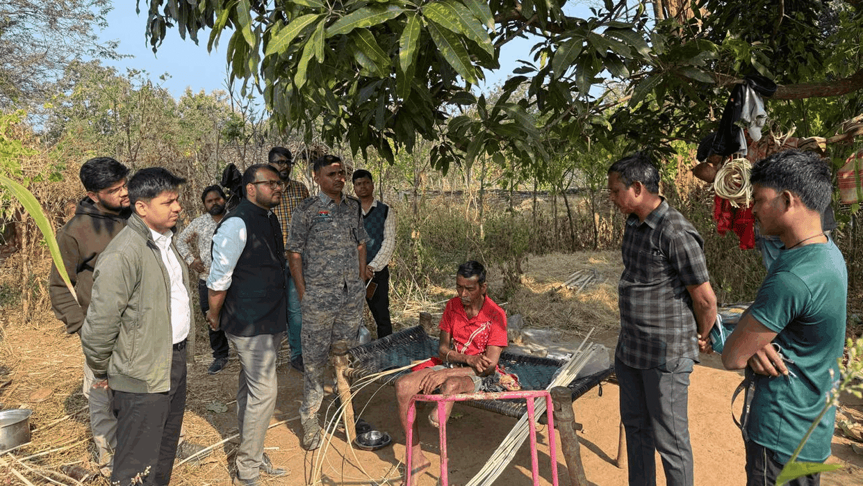 For first time since independence administration reached Naxal-affected Gogunda on New Year