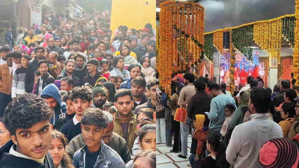 New Year 2026 Devbhoomi witness huge crowd at temples CM Dhami meeting, sea pictures.
