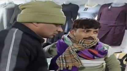 young woman was held at knifepoint while shopping and the assailant demanded one lakh rupees and a motorcycle