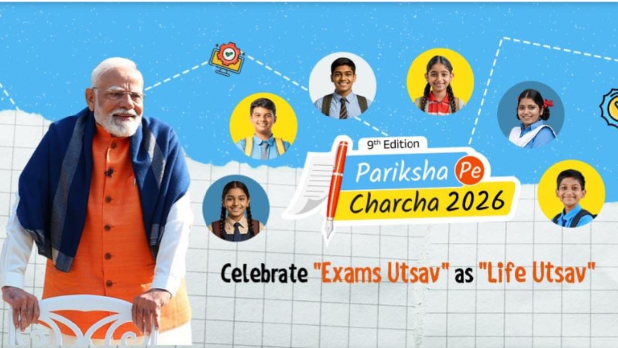 Pariksha Pe Charcha 2026 Today PM Modi to Interact with Students Teachers and Parents at 10 AM Live