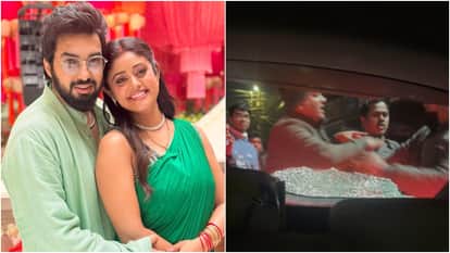 Sachet Parampara Mobbed After West Bengal New Year Concert Fans Smash Car Rear Glass Viral Shocking Video