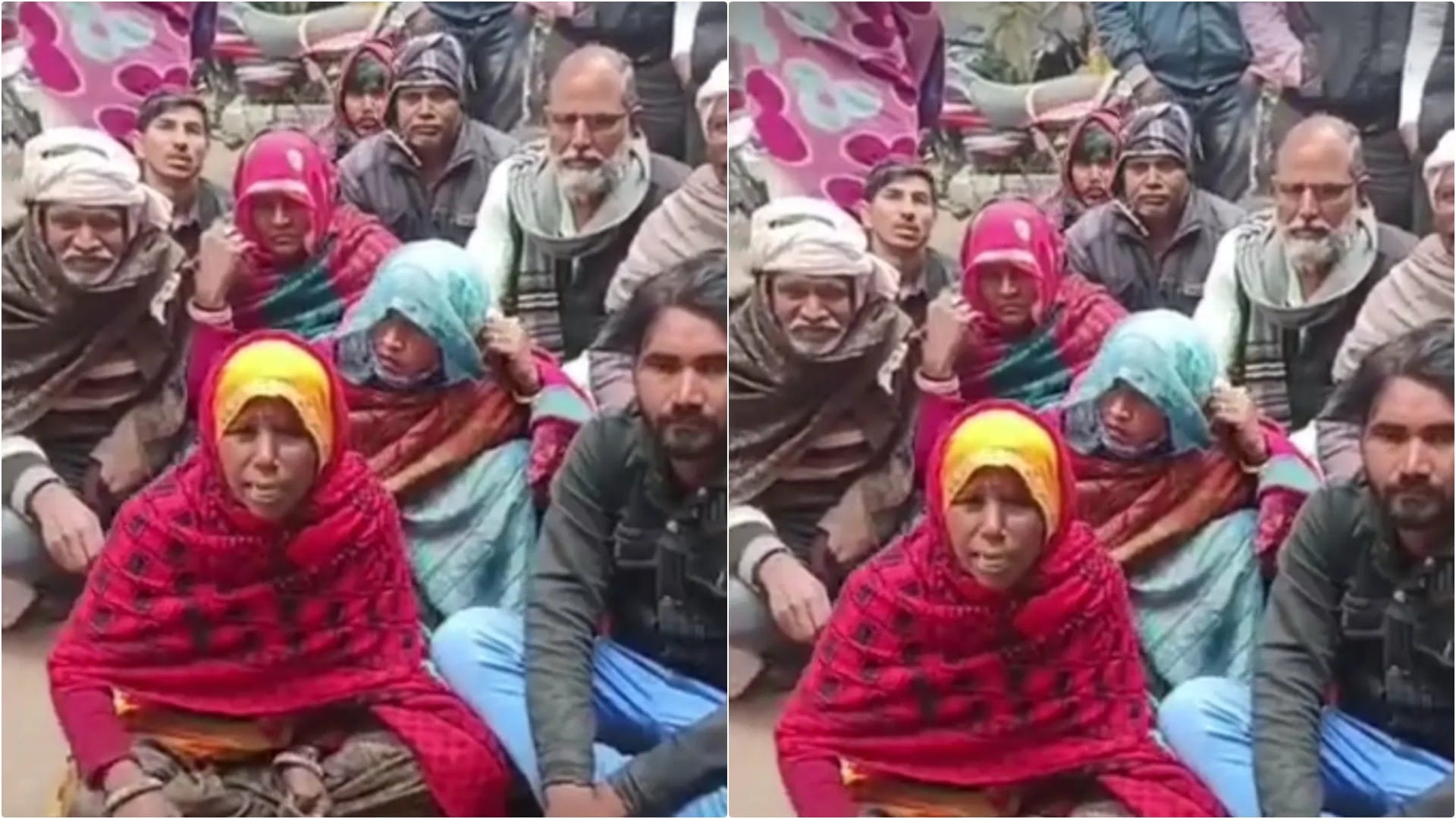 दौसा एसडीएम कार्यालय के सामने अतिक्रमण हटाने के विरोध में धरना
