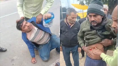 In Deoria's Tarkulwa area, a drunk youth stabbed a biker in the pants, leaving him in critical condition.