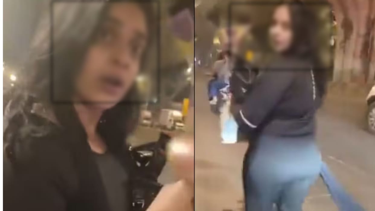 viral video woman denied to pay cab fare after ride ends