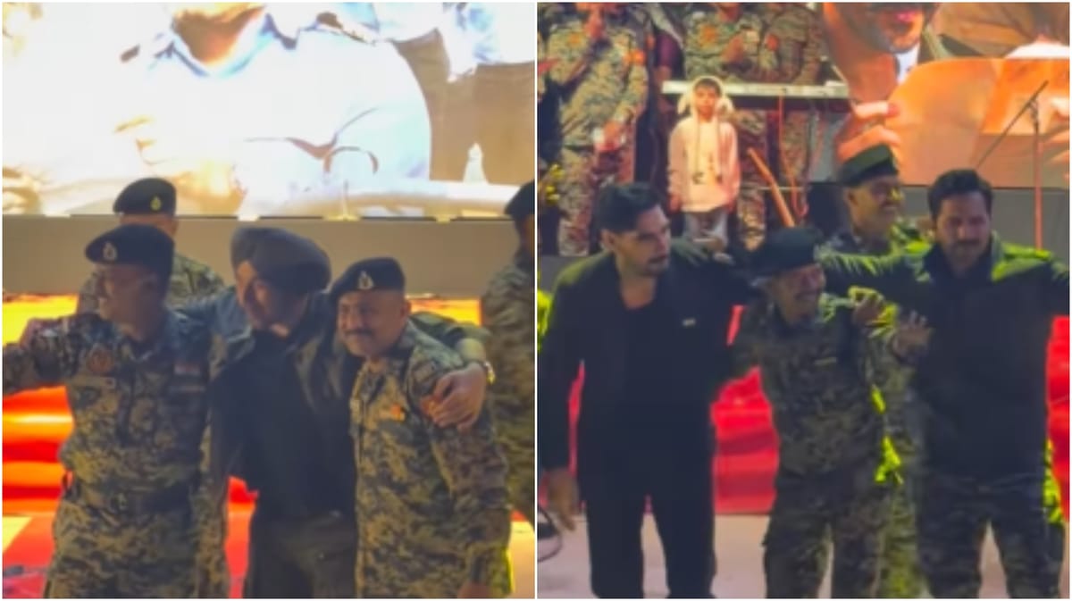 सोनू निगम ने सनी देओल को लगाया गले, एक्टर ने जवानों के साथ किया डांस; देखें 'बॉर्डर 2' के इवेंट की झलकियां - Border 2 Song Ghar Kab Aaoge Launch Event Sunny