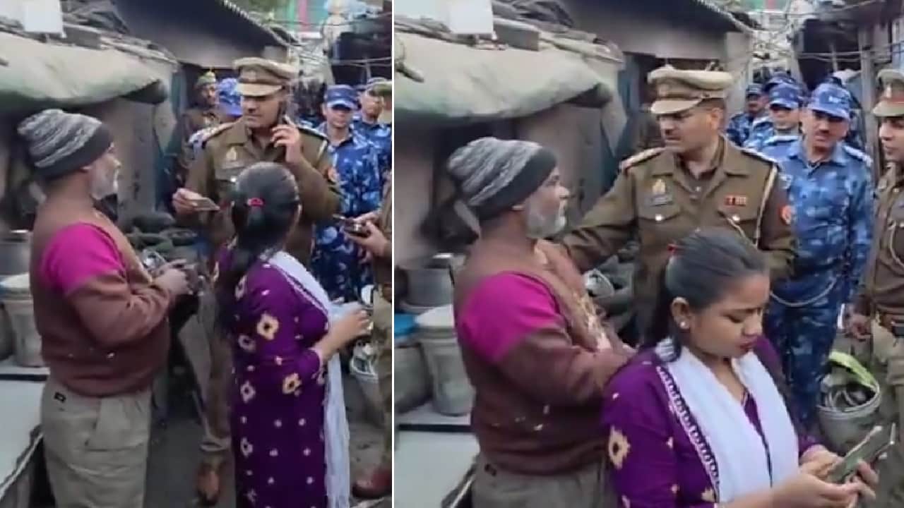 गाजियाबाद पुलिस का वायरल वीडियो