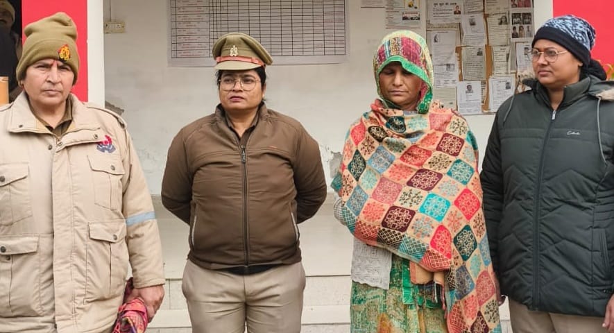 Orai Virendra murder case Death was caused by blow to the head with a stick the accused wife has been arrested