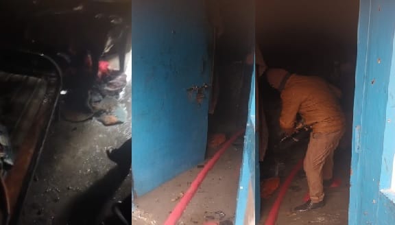Kanpur fire broke out at defense personnels house property worth lakhs was destroyed suspicions of theft