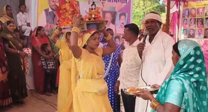 MLA Premchand Patel participated in Gauri Gaura Utsav in Boida at Korba