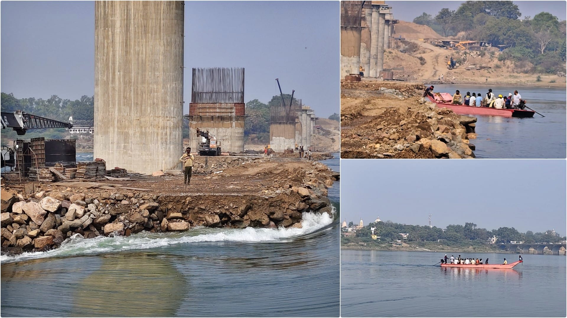 Omkareshwar News:बांध से अचानक पानी छोड़े जाने पर टली बड़ी त्रासदी ...