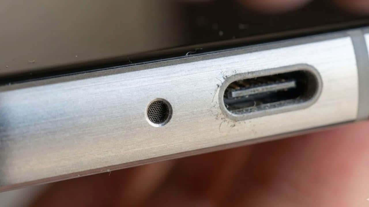 why your smartphone has a hole near charging port what is function