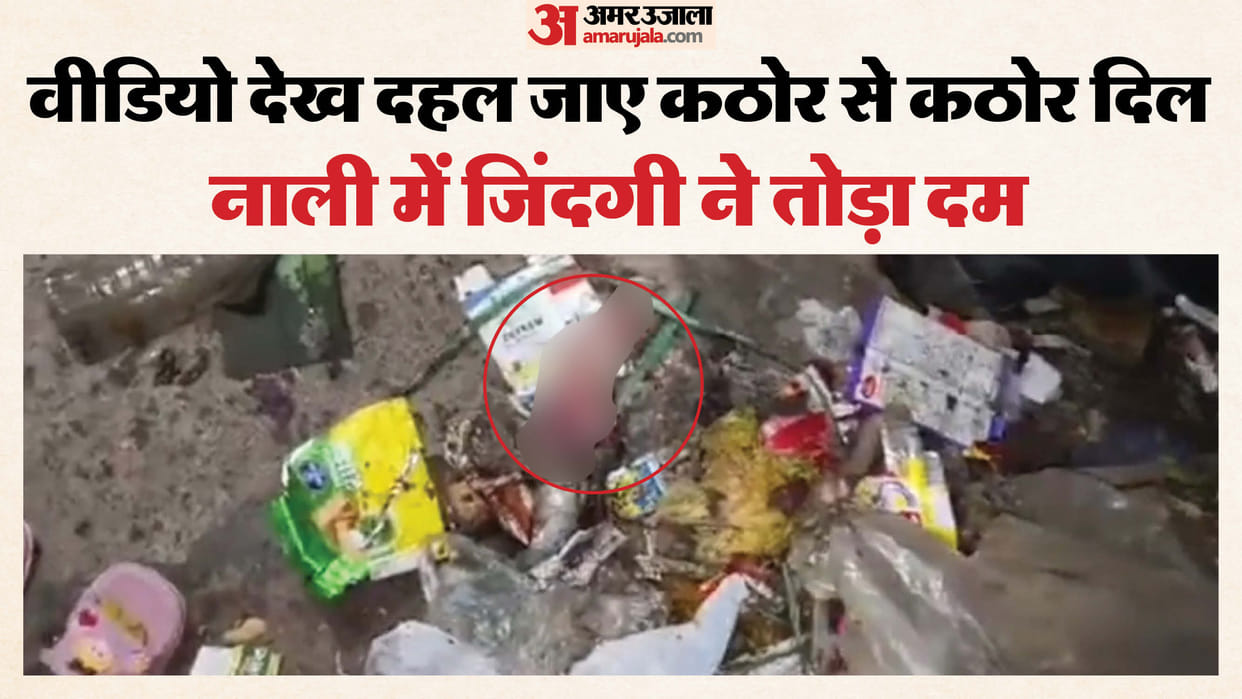 five month old fetus found in drain humanity shamed in Faridabad