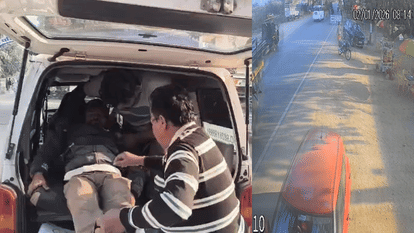 CCTV video of youth injured in collision with bus in Balod