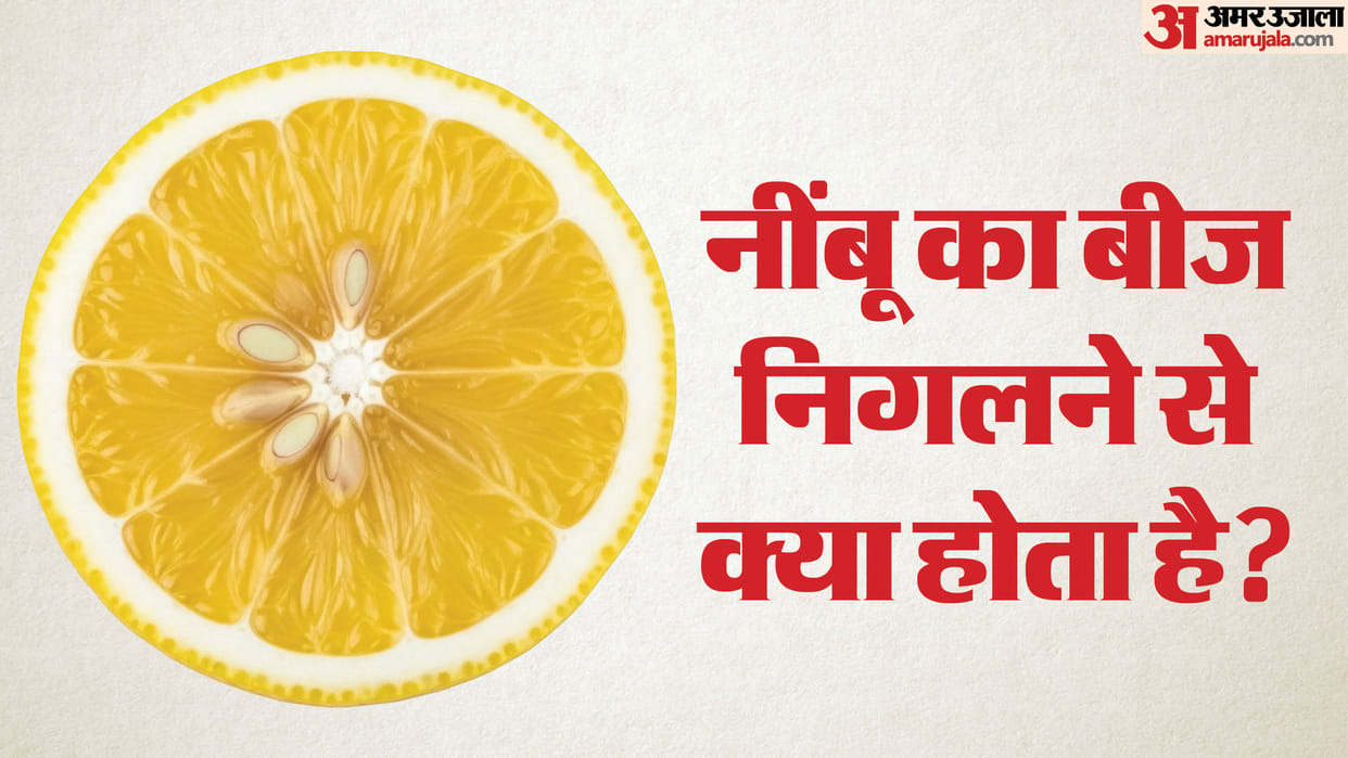 Accidentally swallowed a lemon or orange seed know to deal with it in hindi