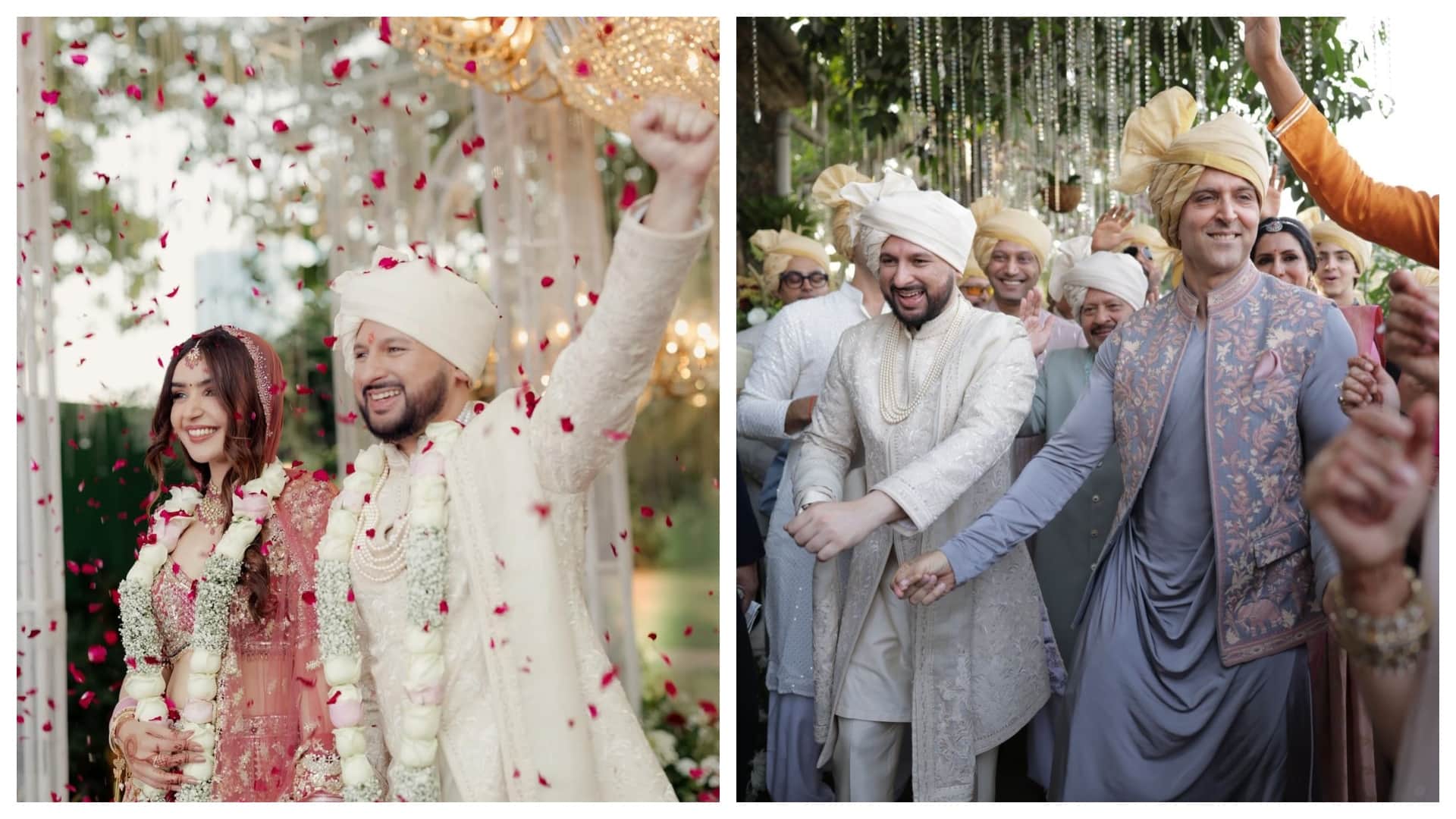 Hrithik Roshan posts pic with ex wife Sussanne Khan from cousin Eshaan wedding with emotional note