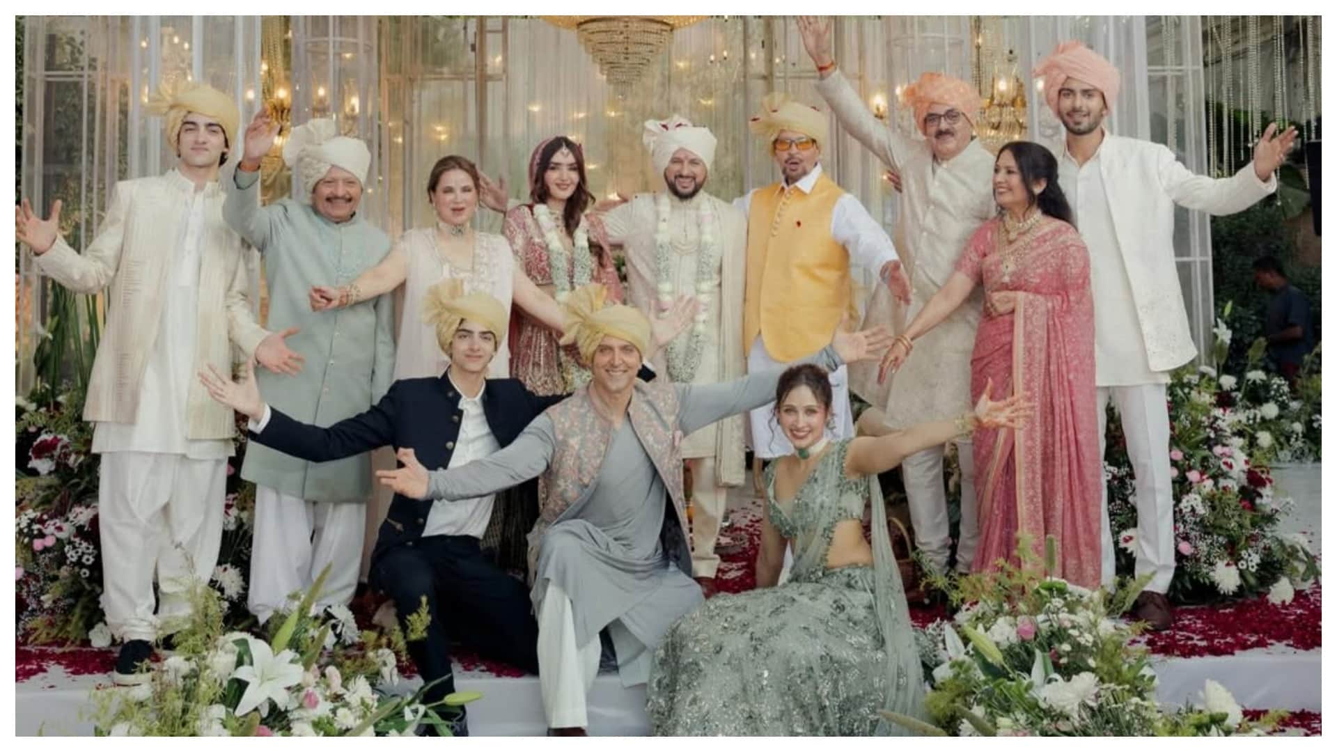 Hrithik Roshan posts pic with ex wife Sussanne Khan from cousin Eshaan wedding with emotional note