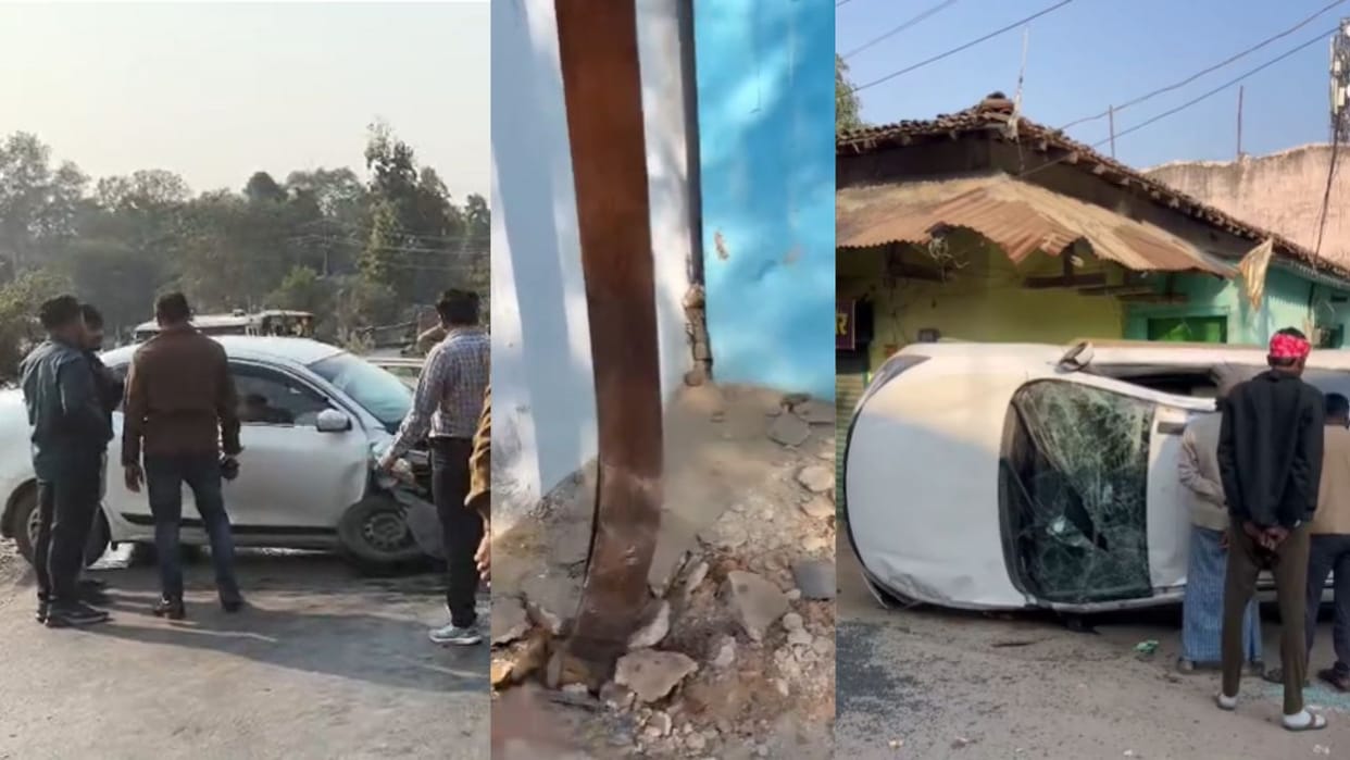 Two people injured in two separate accidents in Korba