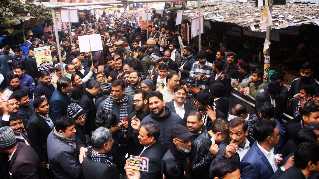Central Bar Association election 70 percent voter turnout results to be announced today in varanasi