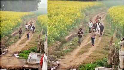 When stopped from grazing cattle goons opened fire on Dalit family beat them with sticks; 5 people injured