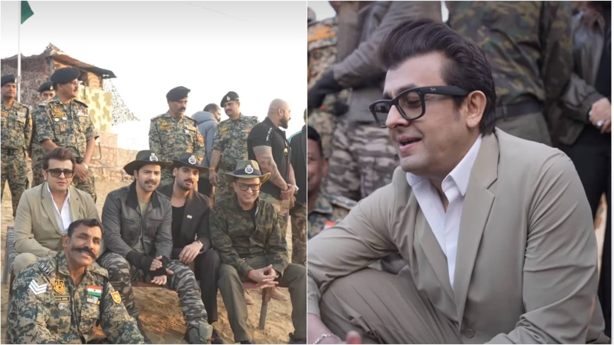 Border 2 Movie Song Ghar Kab Aaoge Celebrated at border with the Jawans Sunny Deol Varun Dhawan Sonu Nigam