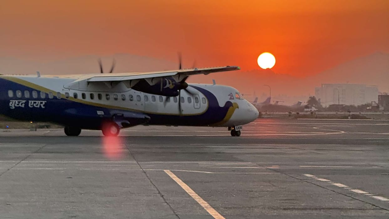 Nepal Buddha Air aircraft veered runway at Bhadrapur airport in major accident was narrowly averted