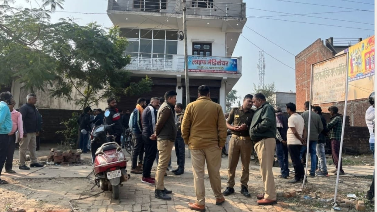 Riot-vandalism at nursing home after death of former soldier, doctor in custody in Gorakhpur