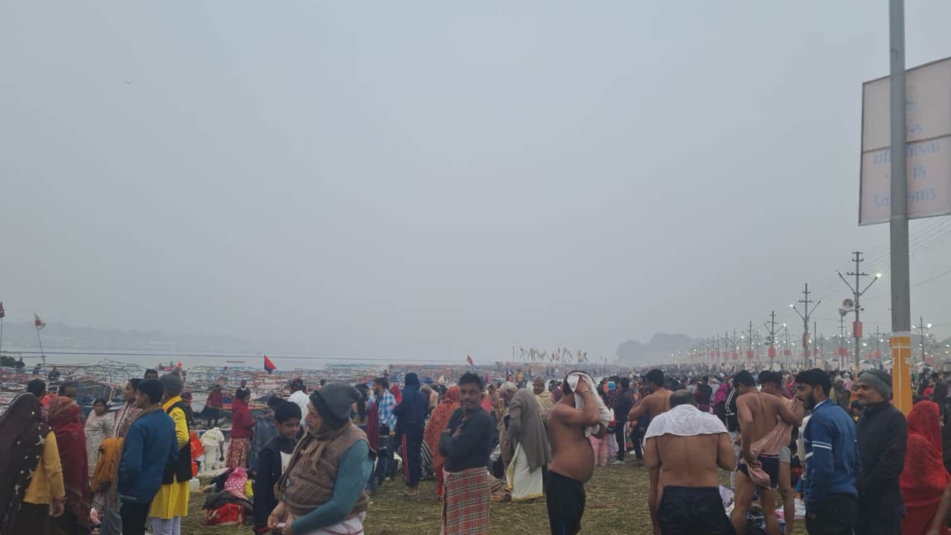Magh Mela 2026 Lakhs of devotees holy dip in Sangam on Paush Purnima