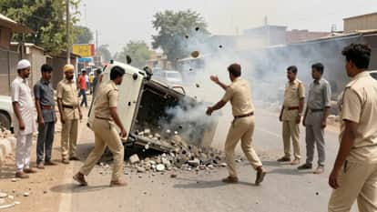 Nagaur News: Mining mafia pelted stones at government team attempted to ram vehicles SP warns of strict action