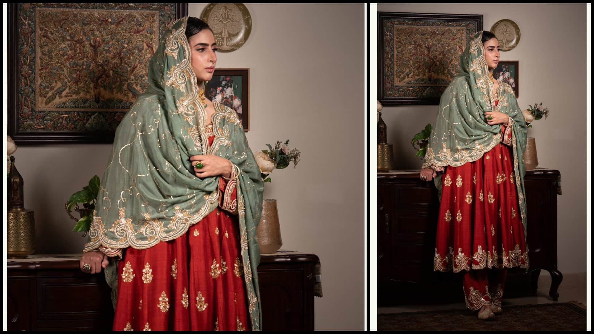 Navratri Day 6 Maa Katyayani Puja Color Significance 6th Day Outfit Ideas