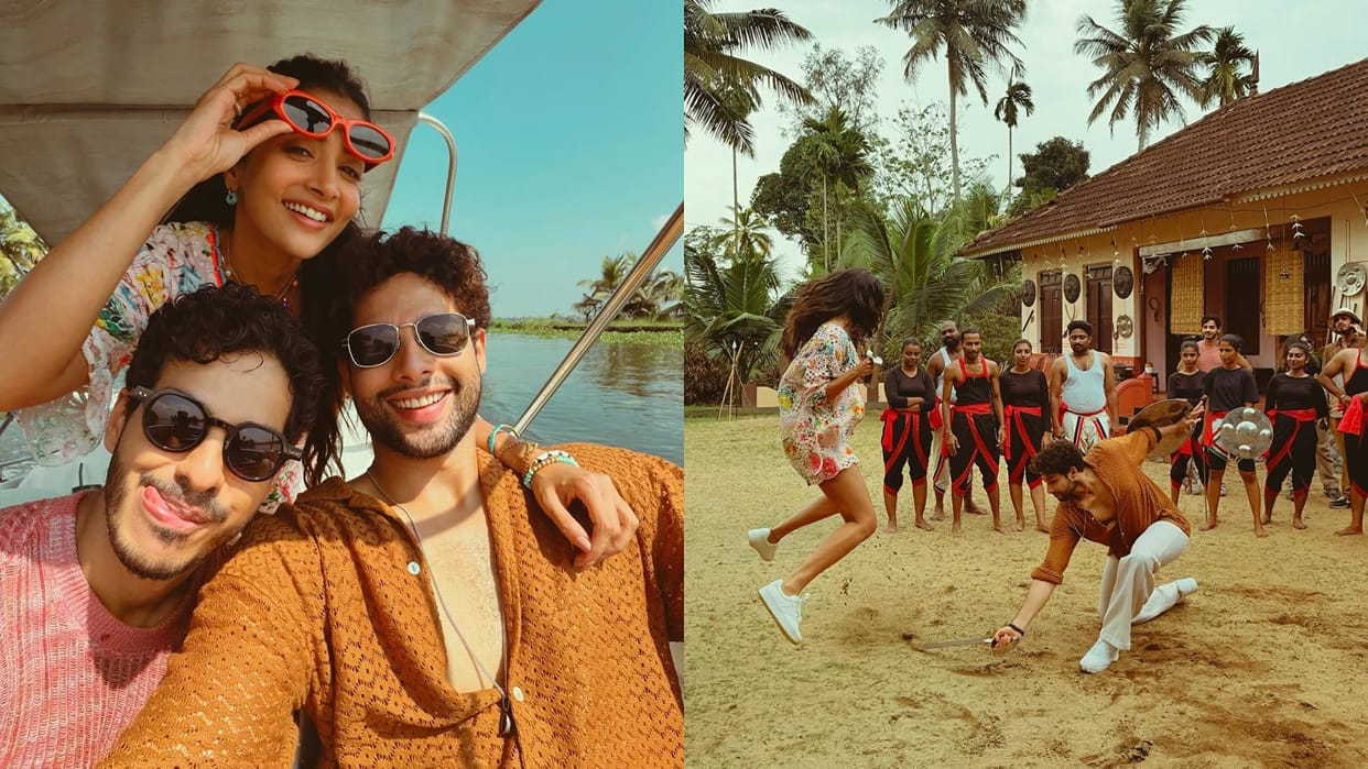 Siddhant Chaturvedi vacation with ishaan khatter and Pooja Hegde pics goes viral