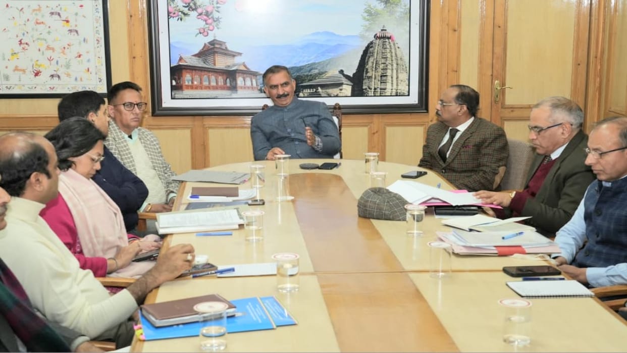 cm sukhvinder sukhu directed that the dc, Additional dc and other senior officers of the district should adopt