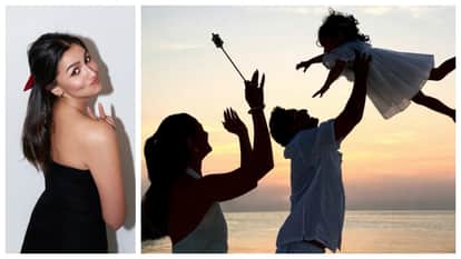 alia bhatt share cute photo with daughter raha and ranbir kapoor