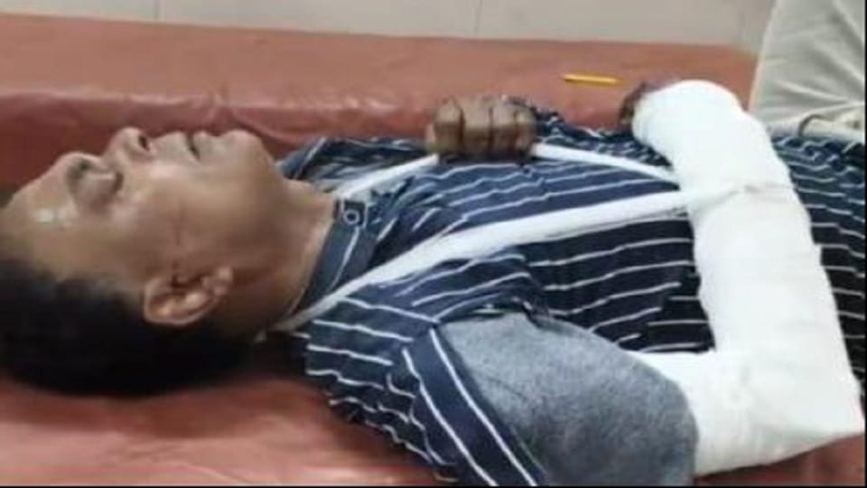 Saharanpur: Uttarakhand Police was chasing, the miscreants ran away after crushing the bike rider