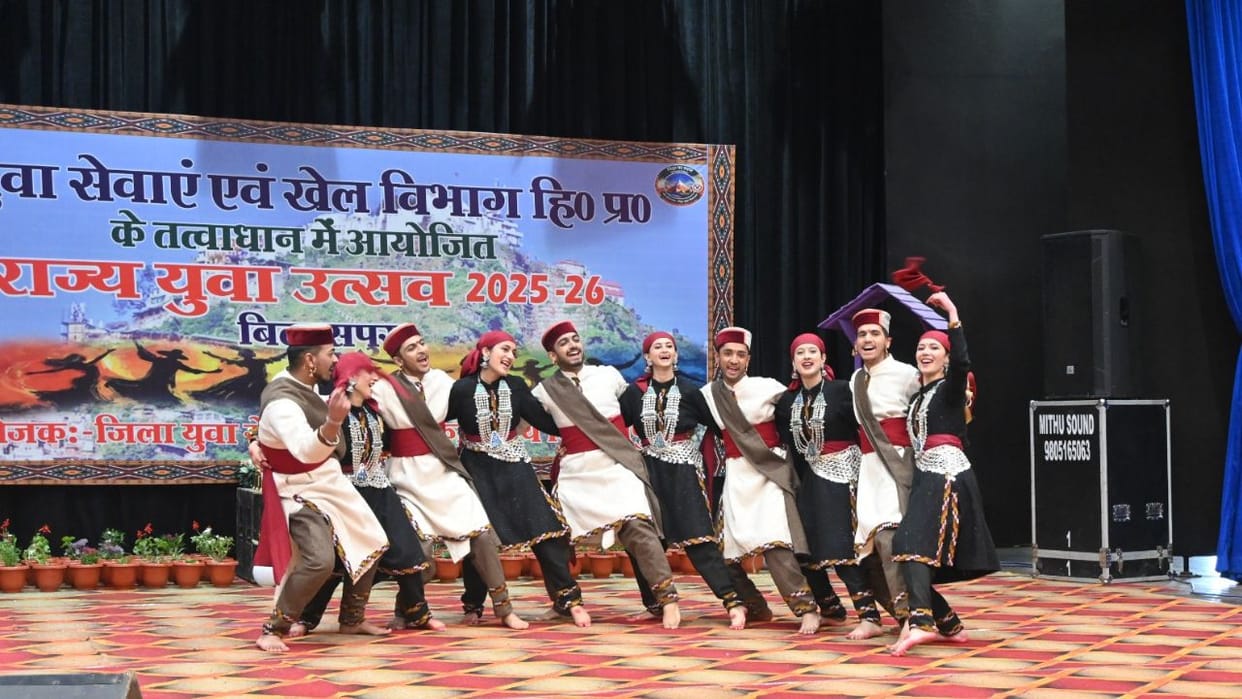 Himachal News Shimla tops in folk dance Kangra folk singing in State Youth Festival