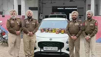 Twenty bundles of Chinese kite string were seized in Jalandhar and 80 in Ludhiana four arrested