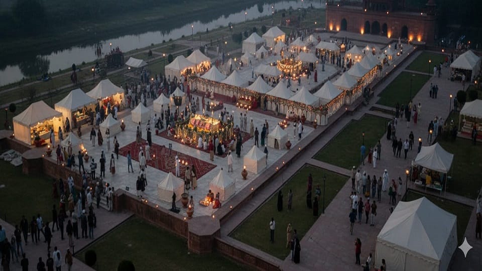 Donation of one lakh rupees in the first Urs of Mumtaz, then made a gold lattice