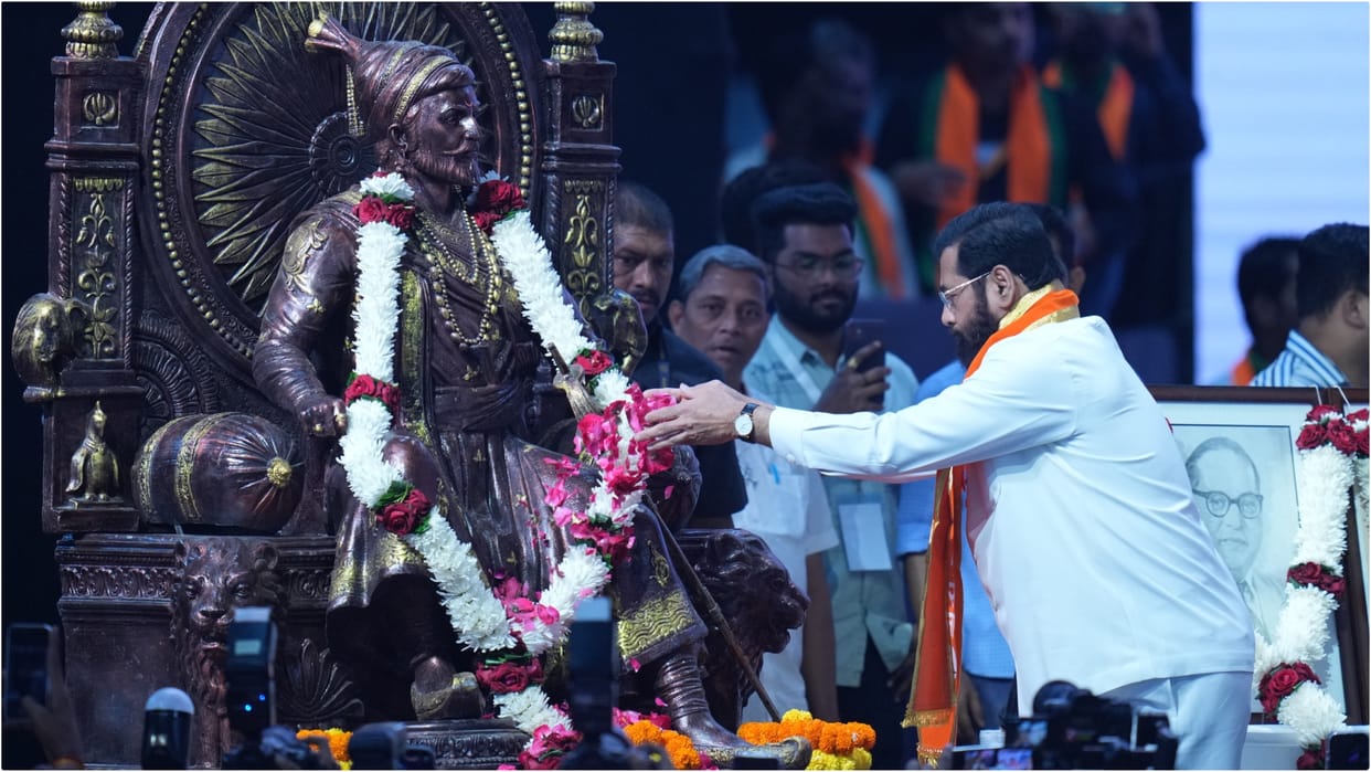 Maharashtra DCM Eknath Shinde calls Thackeray cousins’ love for ‘Marathi manoos’ fake