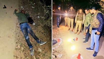 मुठभेड़ में एक लाख का इनामी गिरफ्तार।