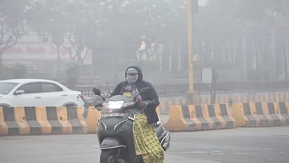 इंदौर में कोहरे का दौर