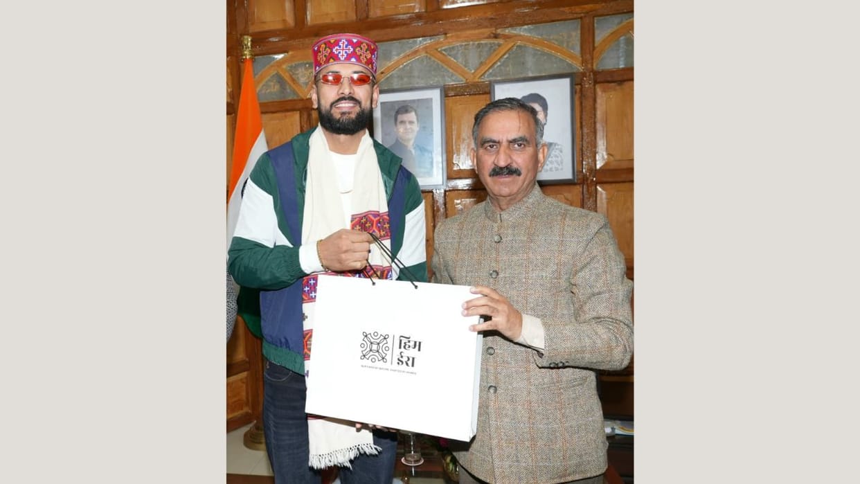 Himachal News Punjabi singer Garry Sandhu met Chief Minister Sukhu