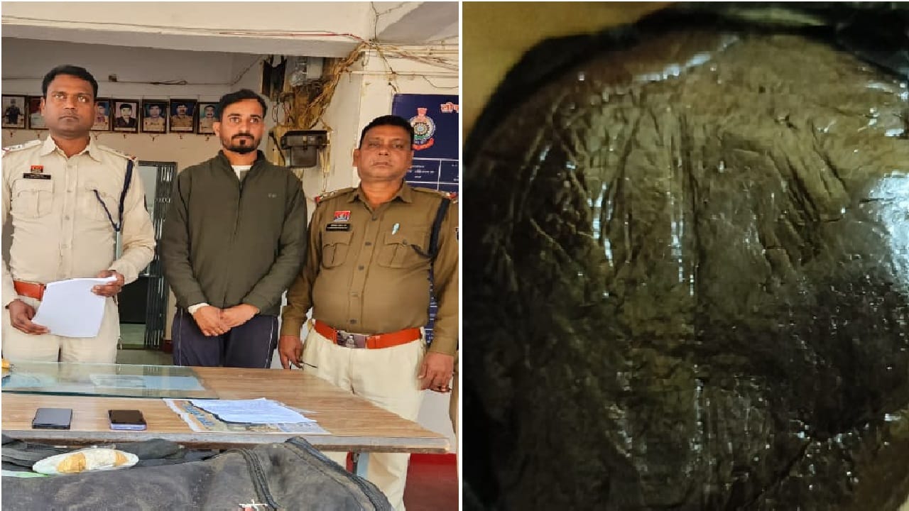 पुलिस की गिरफ्त में आरोपी