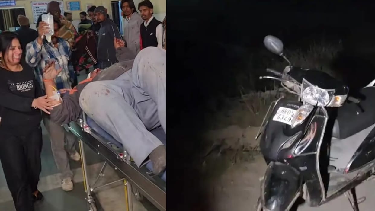 Gold trader attacked with an iron rod on his head in Karnal, Rs 15 lakh and 1.5 kg of gold looted