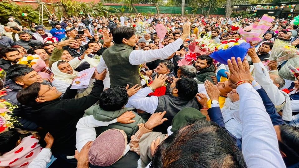 MP Deepender Hooda birthday celebrated at his Delhi residence